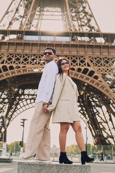Eiffel Tower Photoshoot in Paris in Paris — photo by Romain B, Smiler