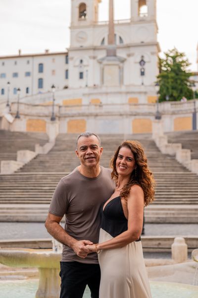 Wemerson — Romantic Couples Photoshoot in Rome — Trastevere (Standard) · 2 w ago — photo by Valentina Fusiello, Smiler