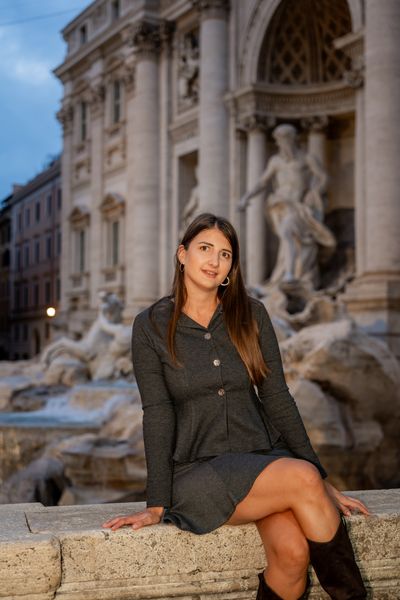 Aleksandar — Photoshoot at Trevi, Rome · 2 w ago — photo by Valentina Fusiello, Smiler