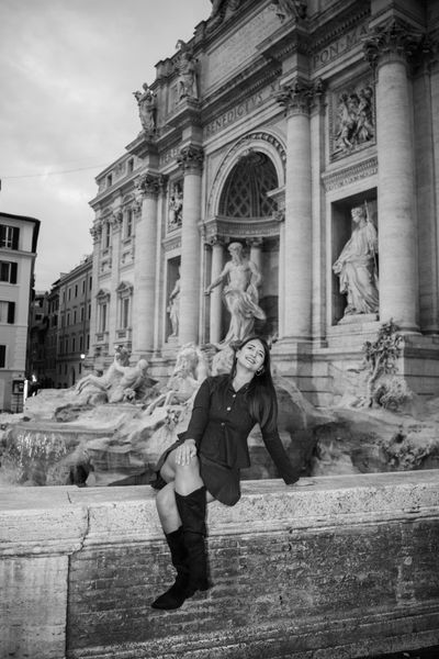 Photoshoot at Trevi, Rome in Rome — photo by Valentina Fusiello, Smiler