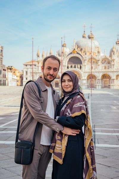 Tolga — Professional photoshoot at the Piazza San Marco in Venice · 2 w ago — photo by key mazhari, Smiler