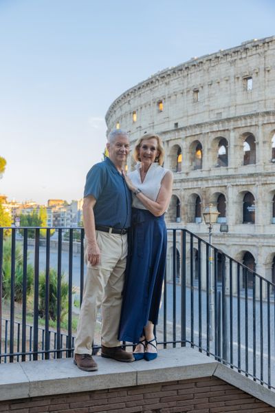 Professional photoshoot at the Colosseum in Rome — photo by Felice Scala, Smiler