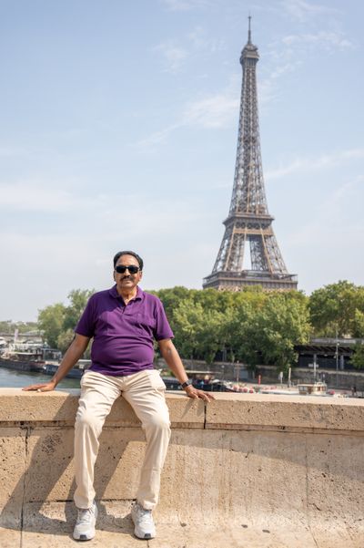 Surya — Eiffel Tower Photoshoot in Paris · 1 w ago — photo by Kouss AMOURA, Smiler