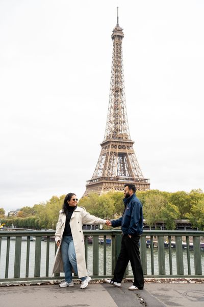 Amey — Eiffel Tower Photoshoot in Paris · 4 days ago — photo by mohamed mahaerm, Smiler