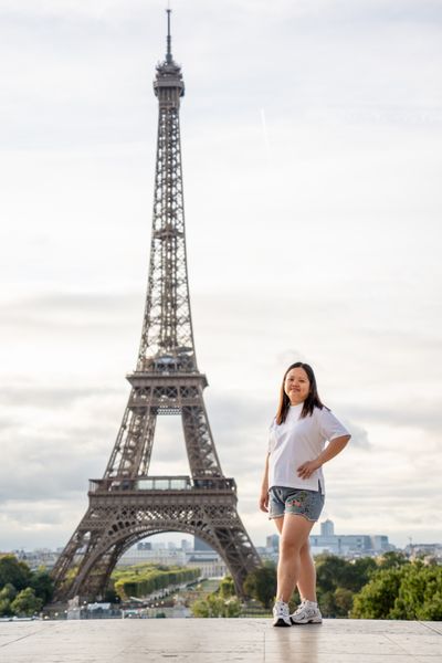 Richelle — Eiffel Tower Photoshoot in Paris · 2 w ago — photo by Kouss AMOURA, Smiler