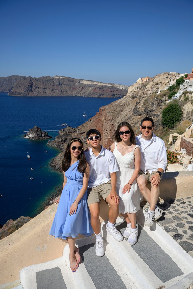 Photoshoot in Santorini by Shaqayeq Farhang