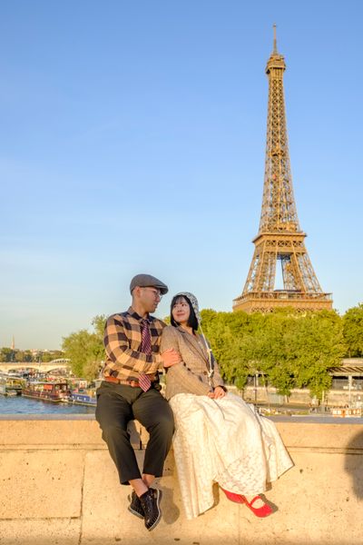 ASUKA — Eiffel Tower Photoshoot in Paris · 2 w ago — photo by George Pridonishvili, Smiler