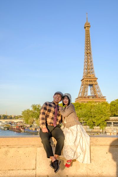 Eiffel Tower Photoshoot in Paris in Paris — photo by George Pridonishvili, Smiler