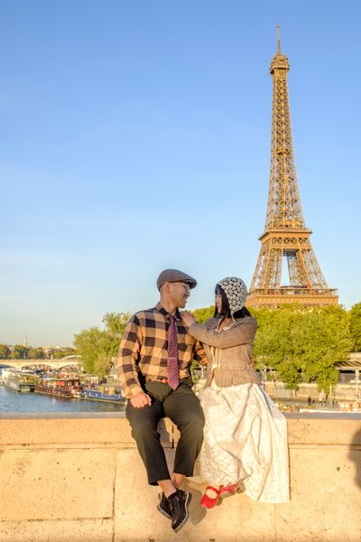 Eiffel Tower Photoshoot in Paris in Paris — photo by George Pridonishvili, Smiler