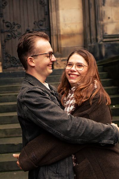 Photoshoot in Edinburgh in Edinburgh — photo by Melissa Clark, Smiler