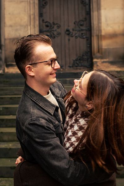 Photoshoot in Edinburgh in Edinburgh — photo by Melissa Clark, Smiler
