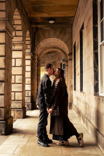 Photoshoot in Edinburgh in Edinburgh — photo by Melissa Clark, Smiler