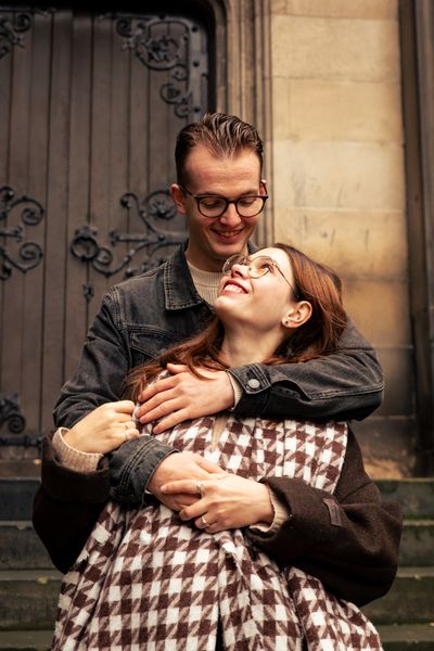 Photoshoot in Edinburgh in Edinburgh — photo by Melissa Clark, Smiler