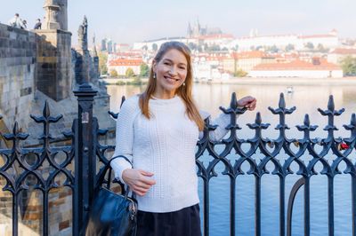 Maria — Professional photoshoot at Prague old town · 2 w ago — photo by Katerina Krejčová, Smiler