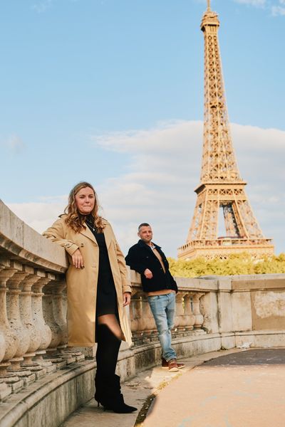 Eiffel Tower Photoshoot in Paris in Paris — photo by Romain B, Smiler