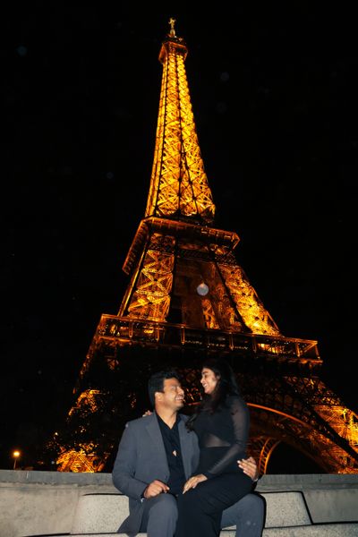 Eiffel Tower Photoshoot in Paris in Paris — photo by Nasir Khan, Smiler