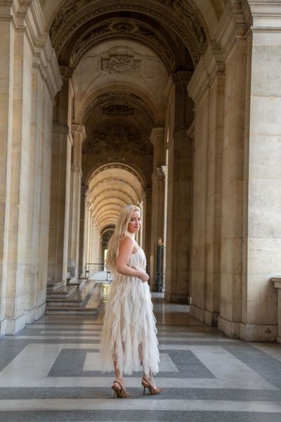 Louvre Photoshoot in Paris in Paris — photo by mohamed mahaerm, Smiler