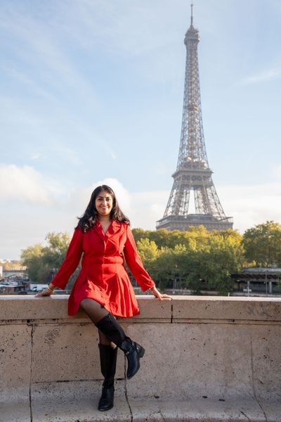 Eiffel Tower Photoshoot in Paris in Paris — photo by mohamed mahaerm, Smiler