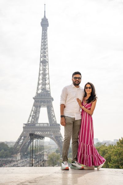 Eiffel Tower Photoshoot in Paris in Paris — photo by Kouss AMOURA, Smiler