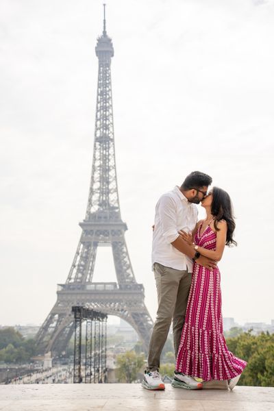 Parth — Eiffel Tower Photoshoot in Paris · 2 w ago — photo by Kouss AMOURA, Smiler