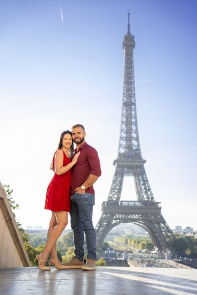 Eiffel Tower Photoshoot in Paris in Paris — photo by Kouss AMOURA, Smiler
