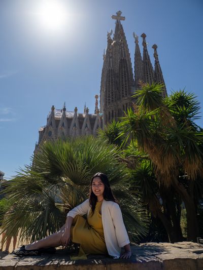 Photoshoot at Sagrada Familia, Barcelona in Barcelona — photo by María Cristina Roldán, Smiler