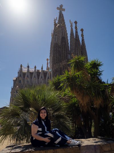 Photoshoot at Sagrada Familia, Barcelona in Barcelona — photo by María Cristina Roldán, Smiler