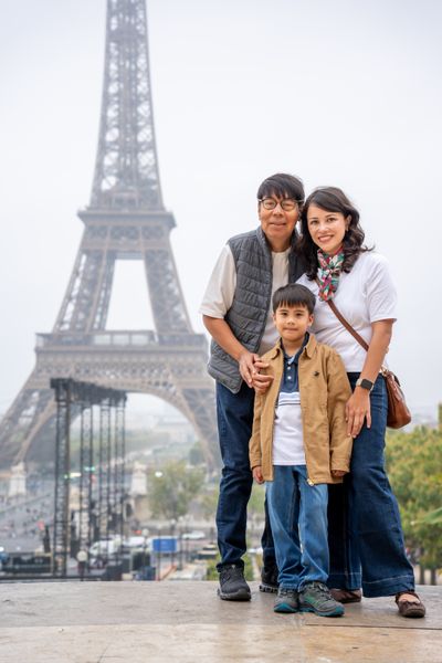 Eiffel Tower Photoshoot in Paris in Paris — photo by Kouss AMOURA, Smiler