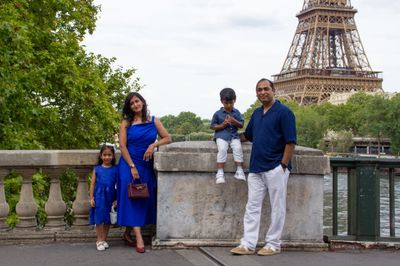 Eiffel Tower Photoshoot in Paris in Paris — photo by Moments in Paris, Smiler