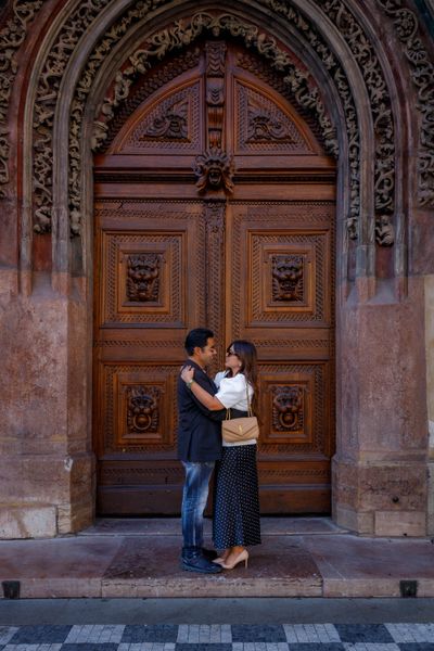 Professional photoshoot at Prague old town in Prague — photo by Katerina Krejčová, Smiler