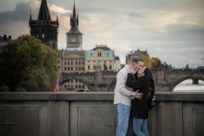 Professional photoshoot at Prague old town in Prague — photo by Silviu Robu, Smiler