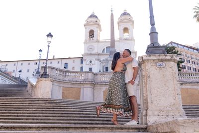 Samira Bayat — Romantic Couples Photoshoot in Rome — Spanish Steps (Premium)
