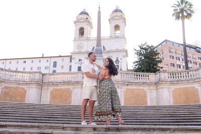 Samira Bayat — Romantic Couples Photoshoot in Rome — Spanish Steps (Premium)