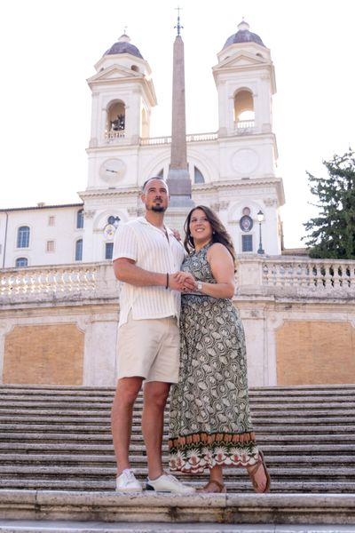 Samira Bayat — Romantic Couples Photoshoot in Rome — Spanish Steps (Premium)