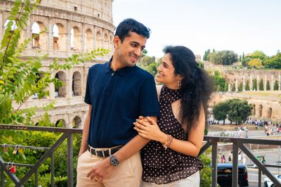Professional photoshoot at the Colosseum in Rome — photo by Mohamed Sajjadh, Smiler