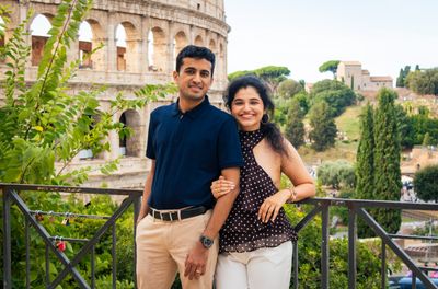 Professional photoshoot at the Colosseum in Rome — photo by Mohamed Sajjadh, Smiler