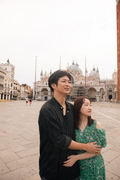 Professional photoshoot at the Piazza San Marco in Venice · 2 w ago — photo by K Yellow, Smiler