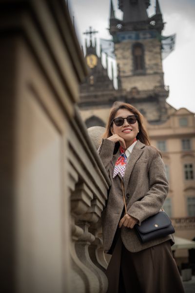Professional photoshoot at Prague old town in Prague — photo by Silviu Robu, Smiler