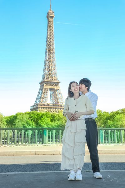 NAOYA — Eiffel Tower Photoshoot in Paris · 2 w ago — photo by Sami Photography, Smiler