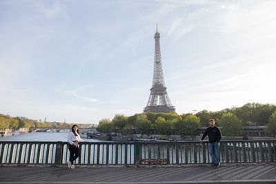 Eiffel Tower Photoshoot in Paris in Paris — photo by Moments in Paris, Smiler