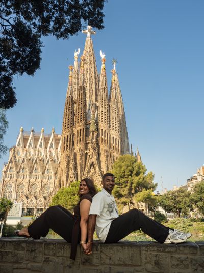 María Cristina Roldán — Photoshoot at Sagrada Familia, Barcelona