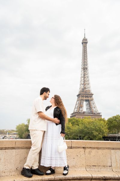 Eiffel Tower Photoshoot in Paris in Paris — photo by mohamed mahaerm, Smiler