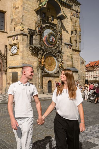 Professional photoshoot at Prague old town · 1 w ago — photo by Vania Pravica, Smiler