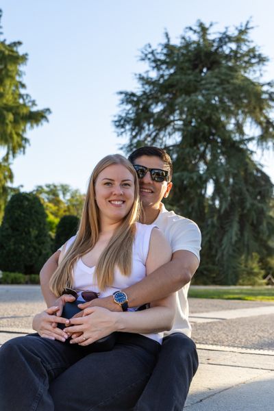 Professional photoshoot at Retiro Park in Madrid — photo by Paula Montoya, Smiler