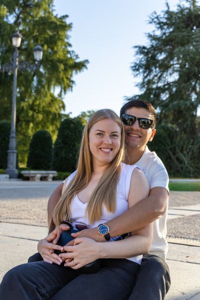 Professional photoshoot at Retiro Park in Madrid — photo by Paula Montoya, Smiler