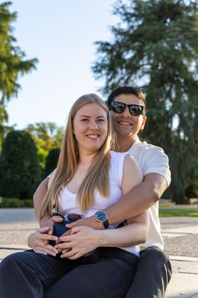 Professional photoshoot at Retiro Park in Madrid — photo by Paula Montoya, Smiler