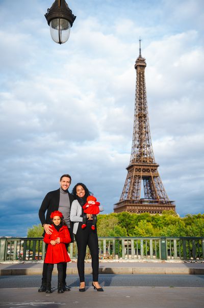 Eiffel Tower Photoshoot in Paris in Paris — photo by sudhir Nair, Smiler