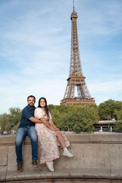 Eiffel Tower Photoshoot in Paris in Paris — photo by mohamed mahaerm, Smiler