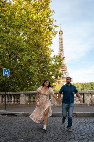 Eiffel Tower Photoshoot in Paris in Paris — photo by mohamed mahaerm, Smiler