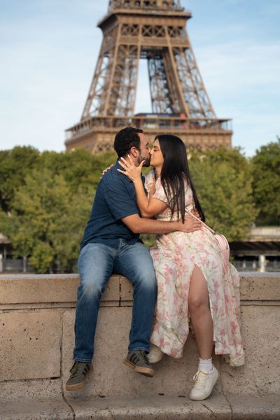 Eiffel Tower Photoshoot in Paris in Paris — photo by mohamed mahaerm, Smiler